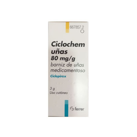 Ciclochem Uñas 80mg/g 3gr