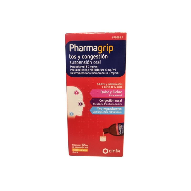 PHARMAGRIP TOS Y CONGESTION SUSPENSION 125 ML