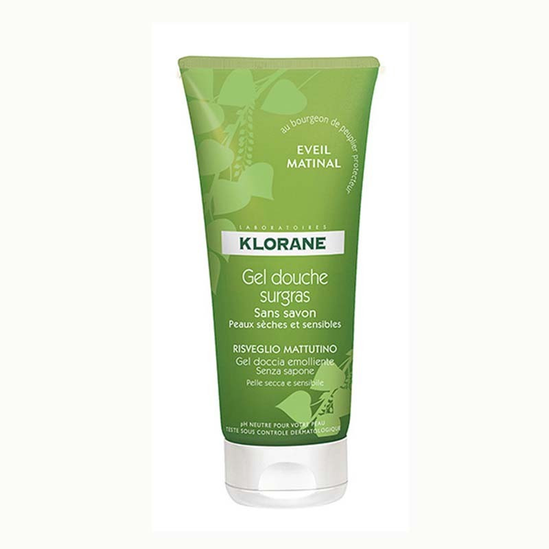 Klorane Gel de Ducha Sobregraso Eveil Matinal Pieles secas y sensibles 200ml