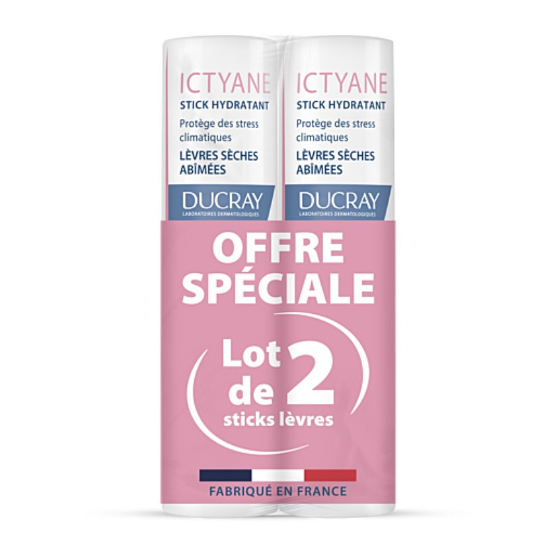 DUCRAY ICTYANE STICK LABIOS 2X3GR