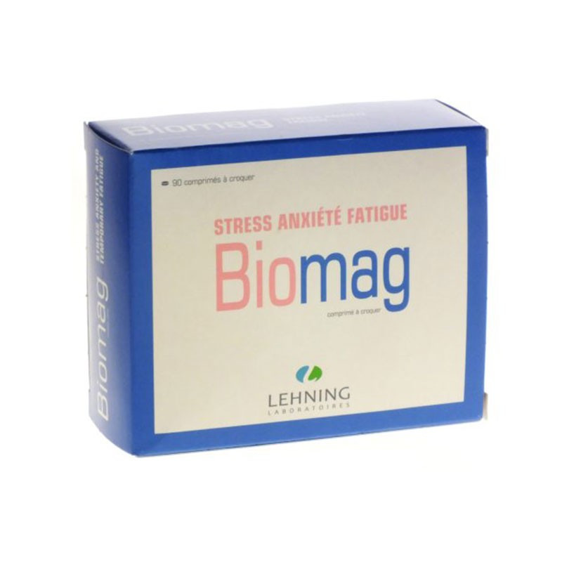 Lehning Biomag tratamiento estrés, ansiedad y fatiga 90 comprimidos
