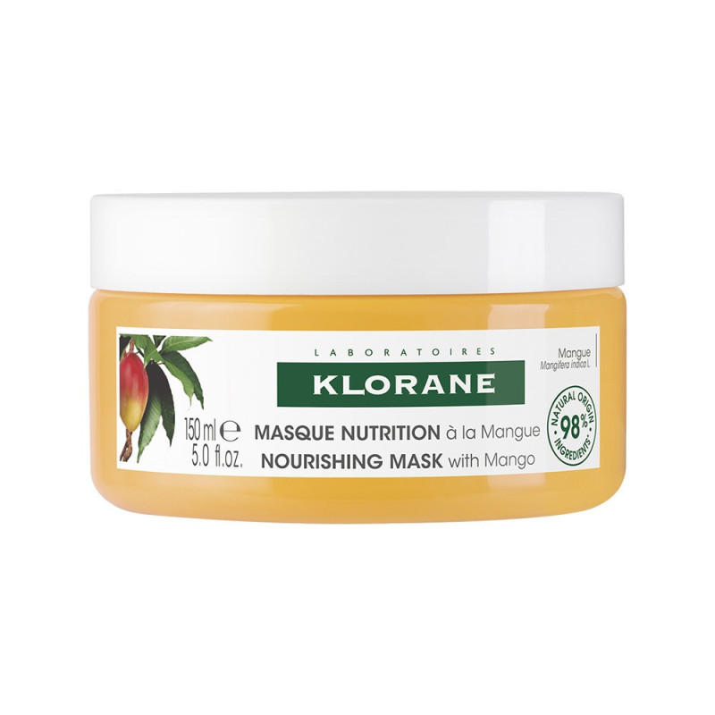 Klorane Mascarilla Nutritiva de Manteca de Mango Cabellos Secos 150ml