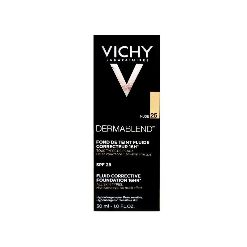 Vichy Dermablend Fluido Corrector SPF28 25 Nude 30 ml