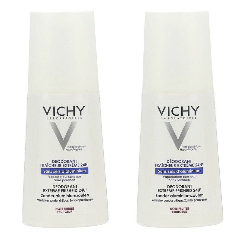 Vichy Desodorante Frescor Extremo 24h 100ml vapo x2 unidades
