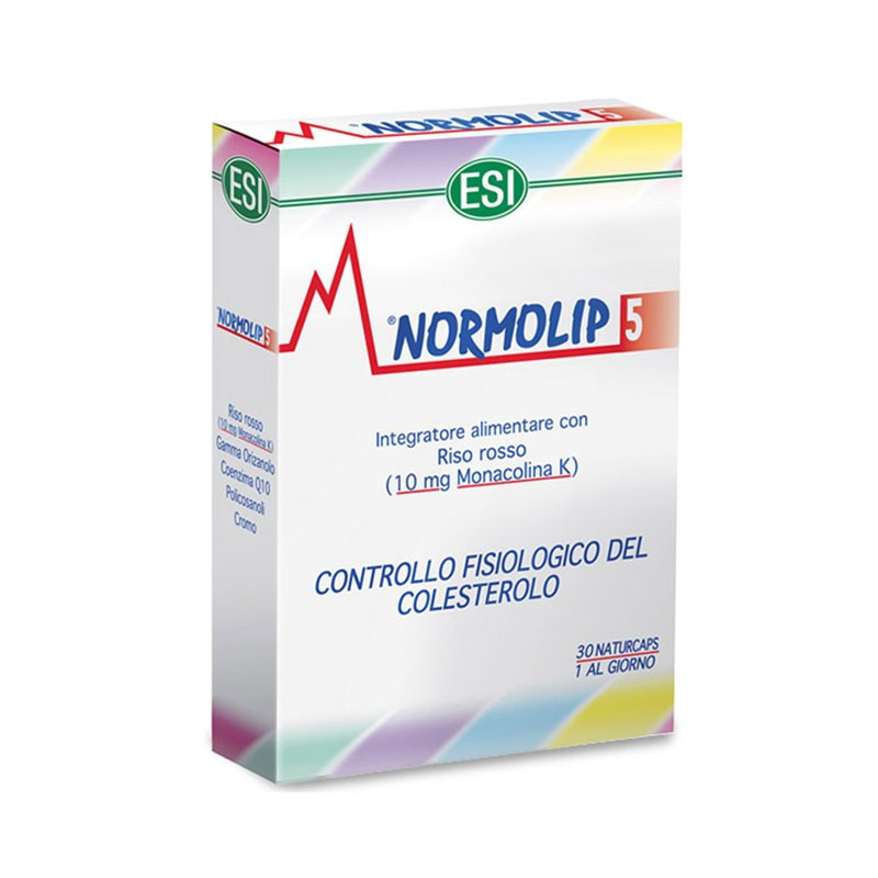 Norpolip 5 Arroz Rojo con Monacolina K 30 cápsulas