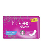Indasec Discret Normal Compresa con Alas Pérdidas Leves 12ud