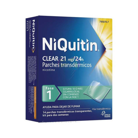 Niquitín Clear 21mg Parches Transdérmicos Fase 1 14 parches