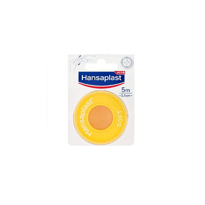 Hansaplast Esparadrapo Soft 5m X 2,5cm