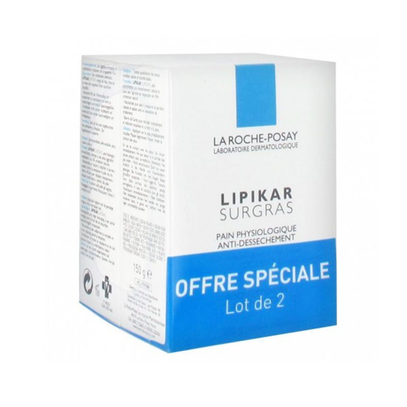 La Roche Lipikar Surgras Jabón 150gr x2 unidades