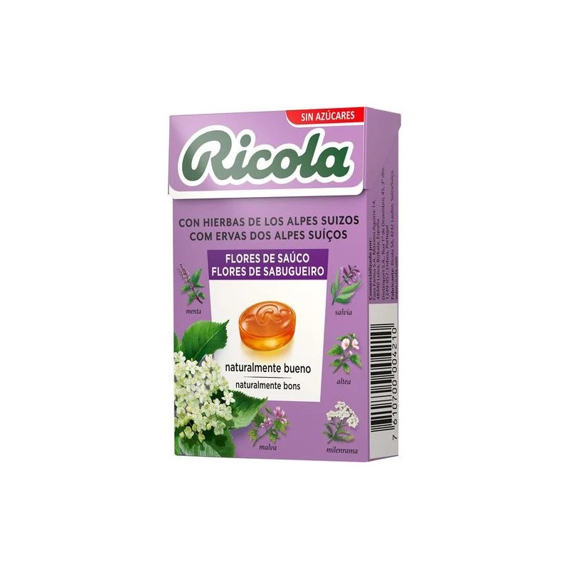 Ricola caramelos flores de sauco