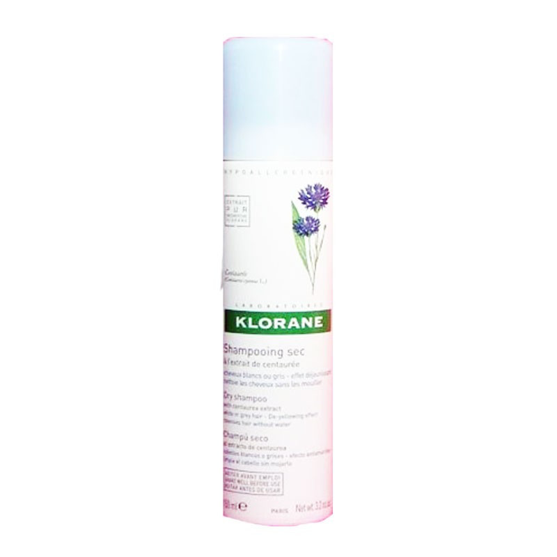Klorane Centaurea Champú Seco Cabellos Blancos 150ml