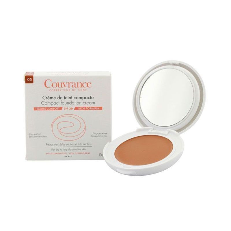 Avène Couvrance Maquillaje Crema Compacta Confort SPF30 05 Soleil