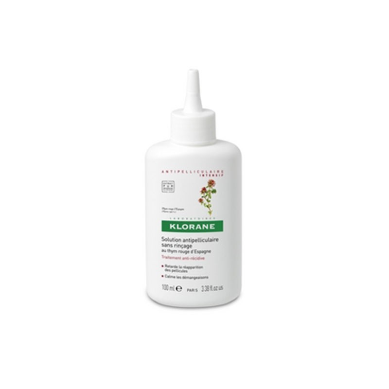 Klorane solución antipelicular sin aclarado 100 ml