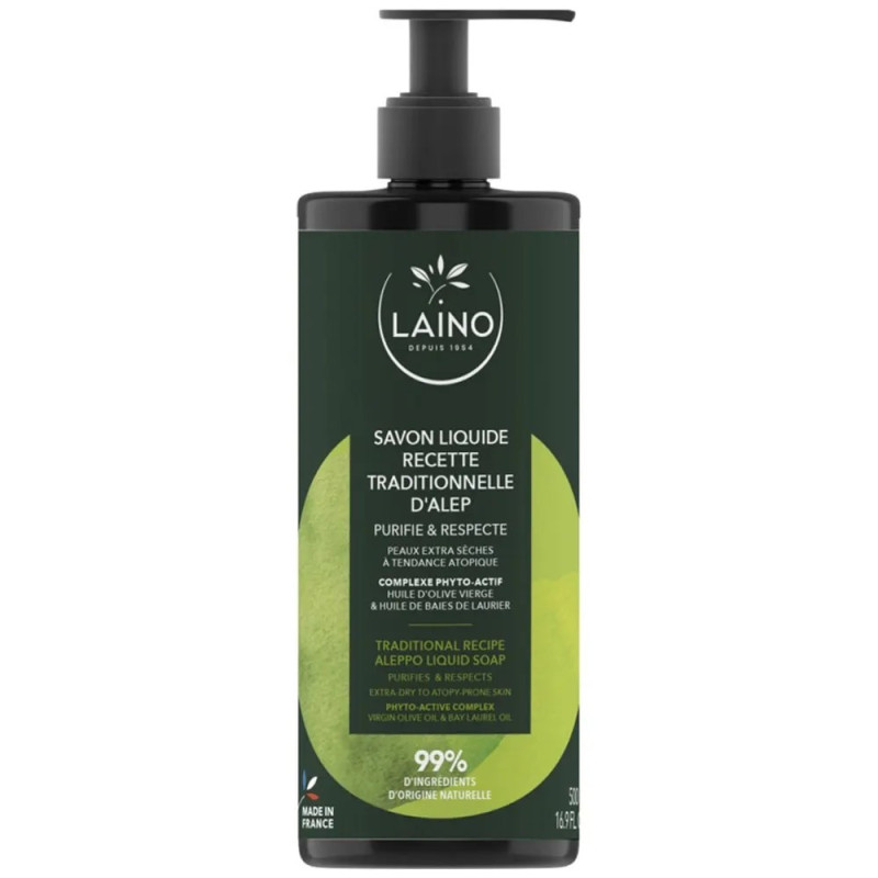 Laino Jabón Líquido de Alepo Pieles Secas 500ml