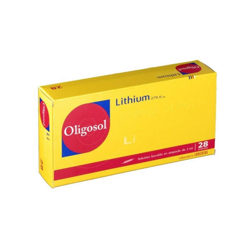 Labcatal Oligosol Litio 28 ampollas