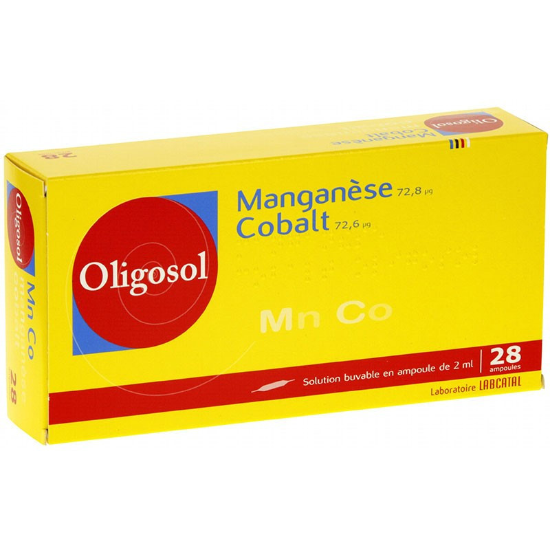 Oligosol Manganeso Cobalto 28 ampollas