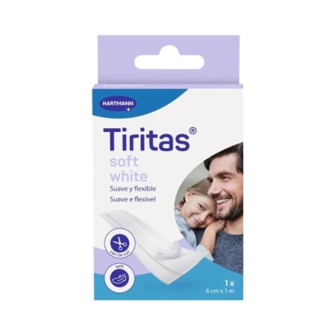 Hartmann Soft White Tirita Pieles Sensibles 1ud 6cmx1m