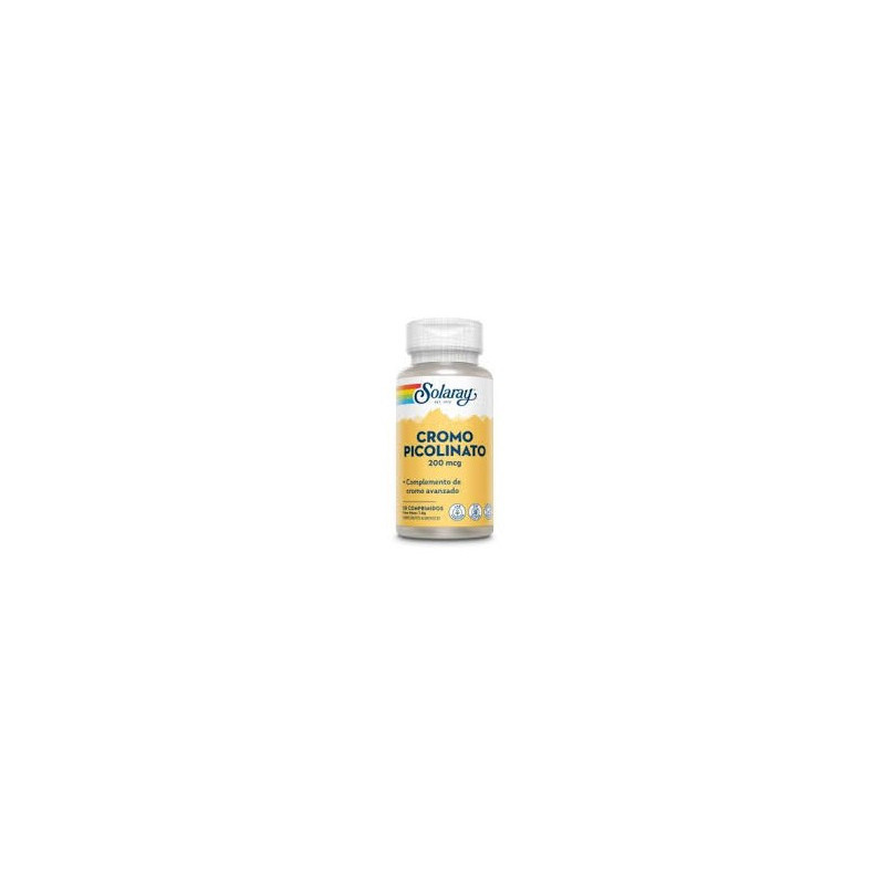 SOLARAY CHROMIUM PICOLINATO 200 MG 50 TABLETAS