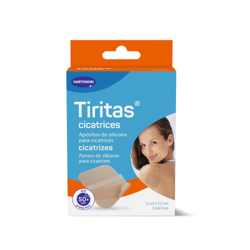 HARTMANN TIRITAS CICATRICES 5X7.2CM 5UD