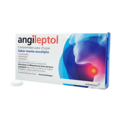 ANGILEPTOL SABOR MENTA-EUCALIPTO 30 COMPRIMIDOS