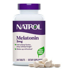 NATROL MELATONINA 3MG 240 TABLETAS