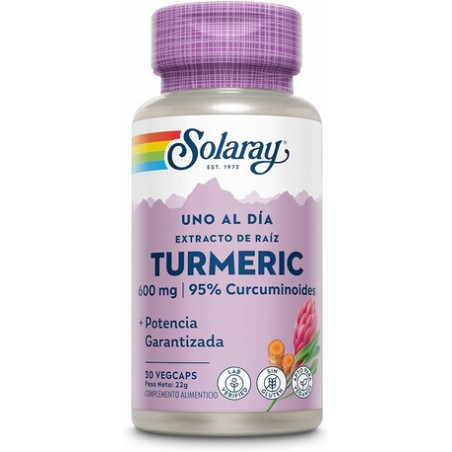 SOLARAY TURMERIC 600 MG 30 VEGCAPS