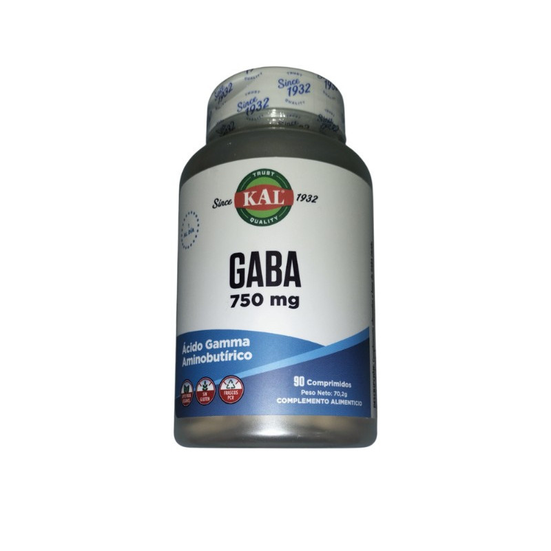 SOLARAY GABA 750 MG 90 TABLETAS