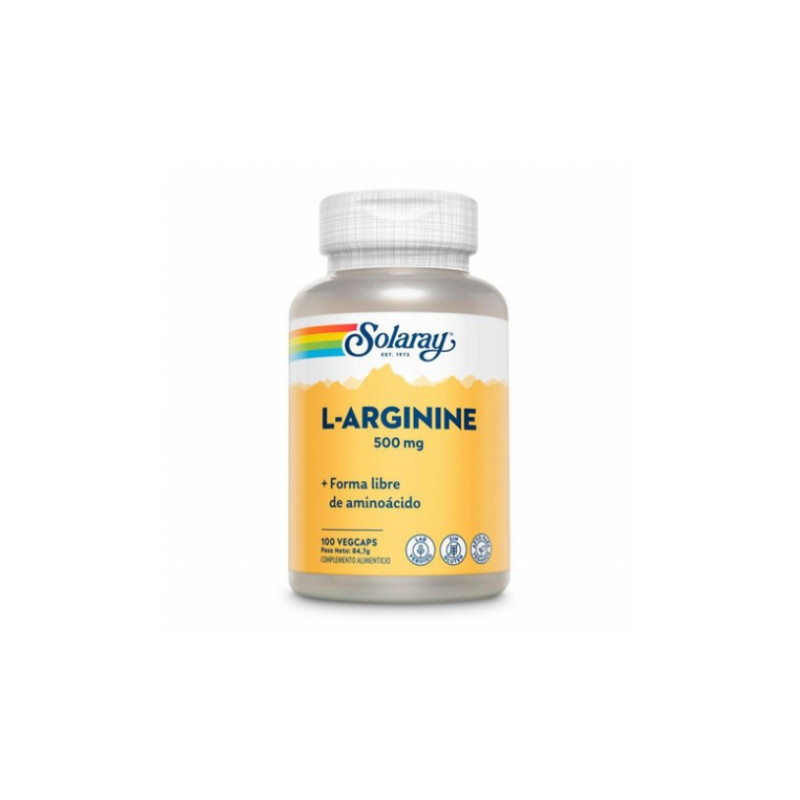 SOLARAY L-ARGININA 500 MG 100 VEGC