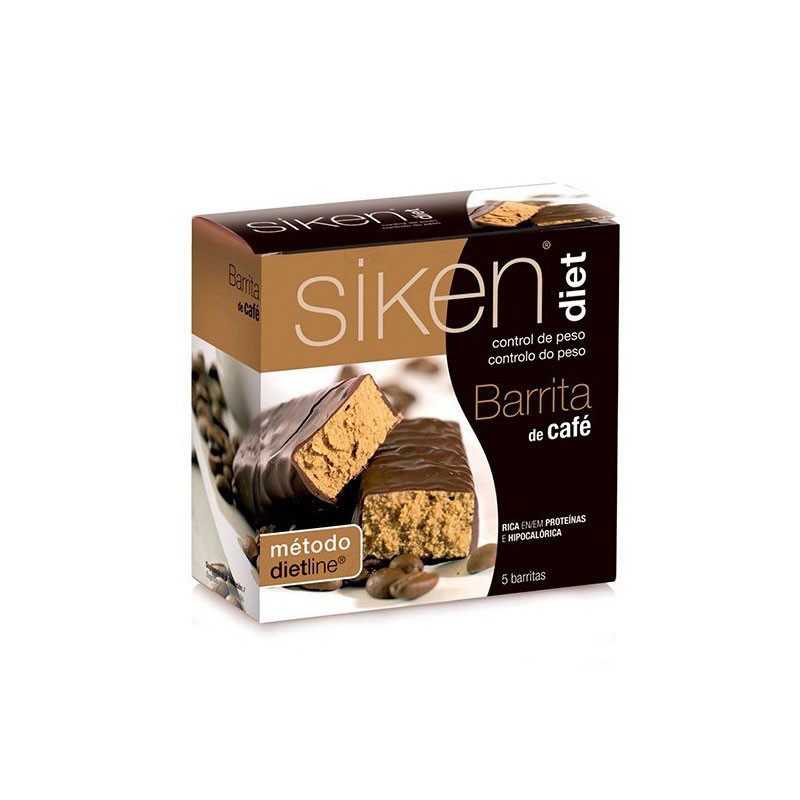 Siken Diet Barrita Sustitutiva Café 5 barritas