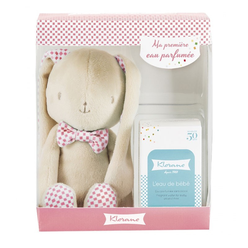 Klorane L'eau de bebé 50ml + Conejito Rosa de Regalo