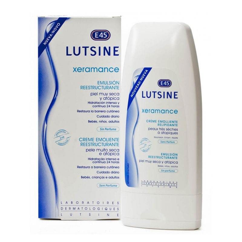 Lutsine Xeramance E45  Crema Emoliente Reestructurante 400ml