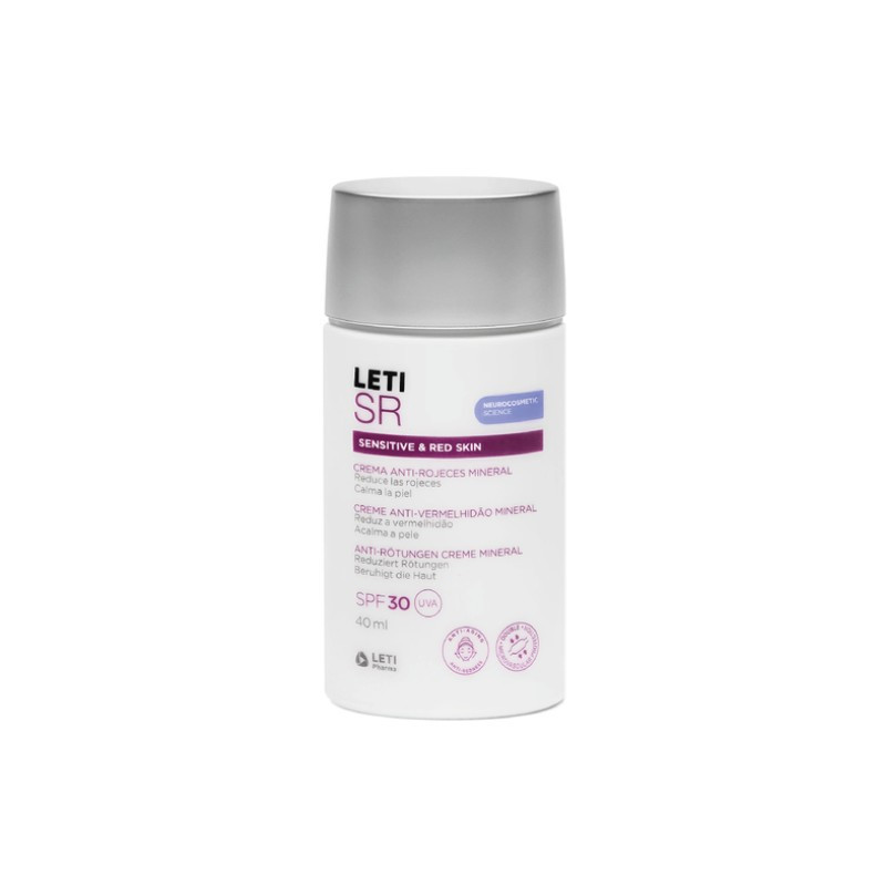 LETI SR ANTI-ROJECES CREMA  MINERAL SPF30 40ml