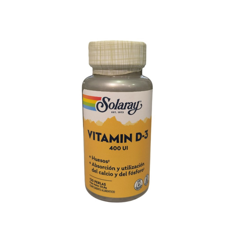 SOLARAY VIT D3 400 UI 120 PERLAS