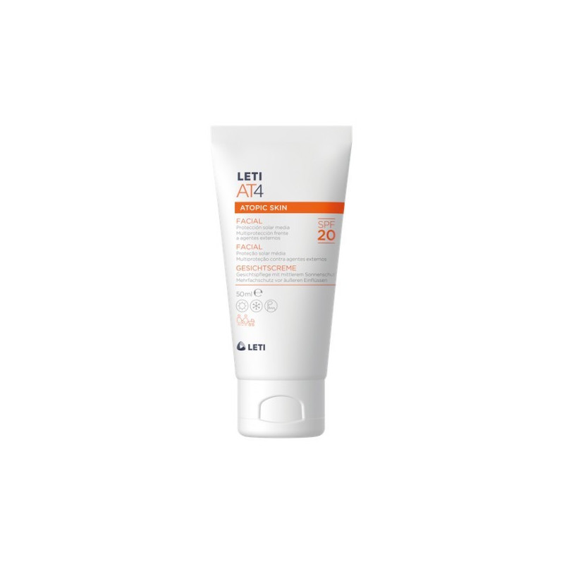 Leti AT4 Facial Crema Emoliente SPF20 50ml