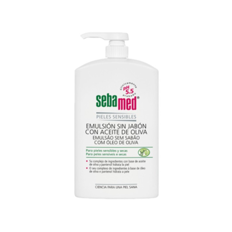 SEBAMED EMULSIÓN SIN JABÓN CON ACEITE DE OLIVA 1000ML