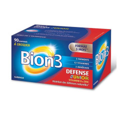 BION3 DEFENSAS JUNIOR 60 COMPRIMIDOS MASTICABLES