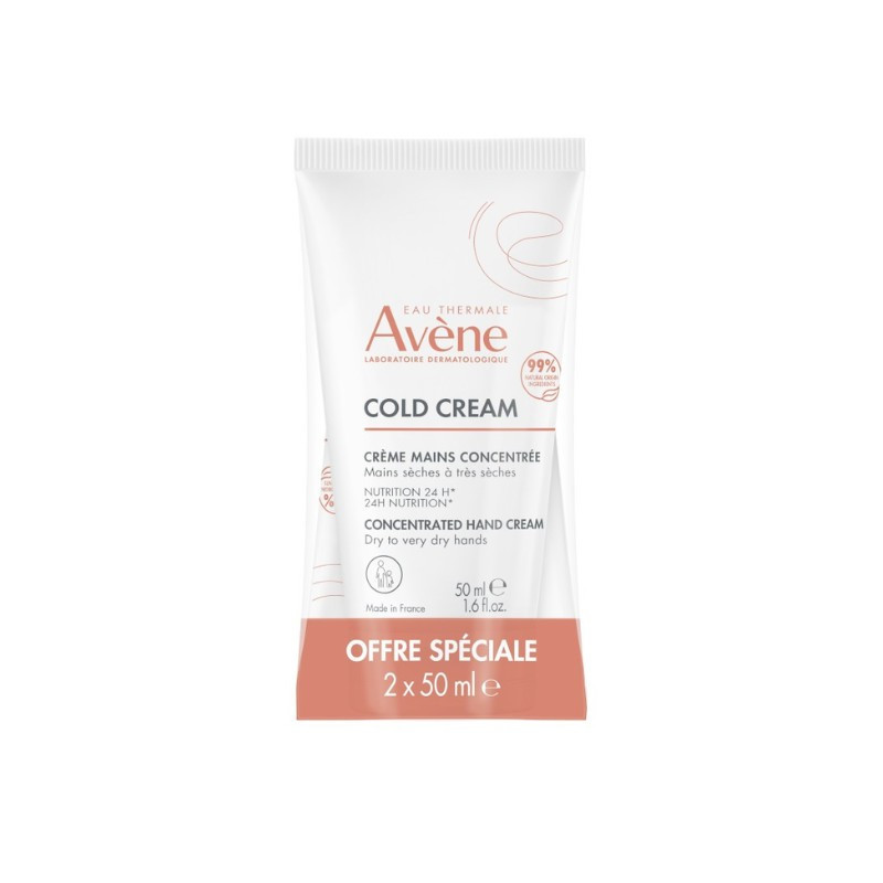 Avène Cold Cream Crema de Manos x2 unidades