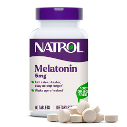 NATROL MELATONINA 5MG 60 TABLETAS