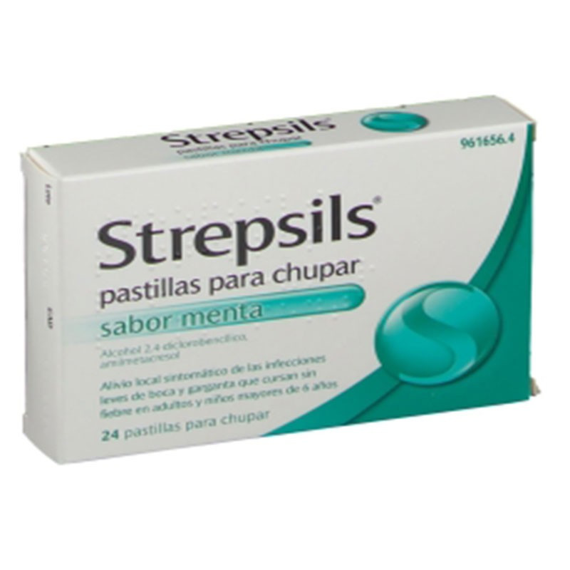 Strepsils Pastillas para Chupar Sabor Menta 24 ud