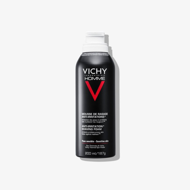 Vichy Homme Espuma Afeitear Pieles Sensibles 200ml