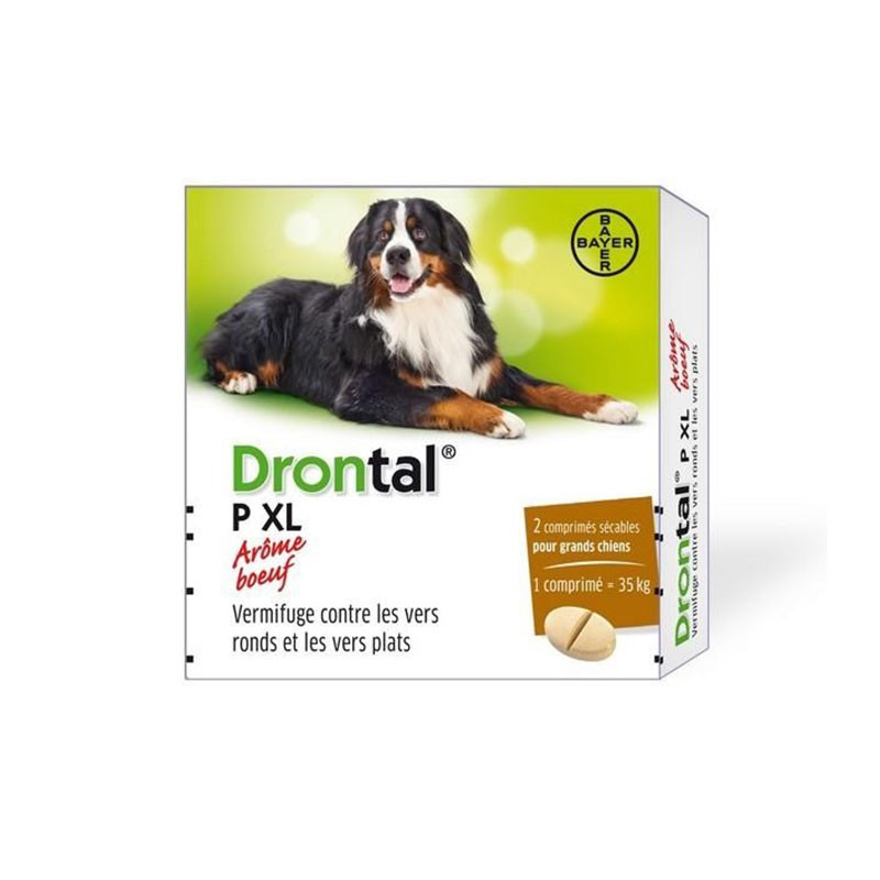 Drontal P XL Desparasitario Perros Grandes 2 comprimidos