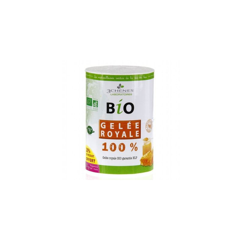 3 CHENES JALEA REAL BIO 100% NATURAL 30 GR