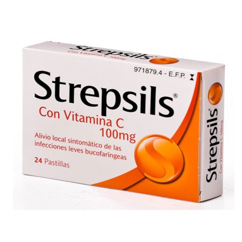 Strepsils Pastillas para Chupar con Vitamina C 24ud