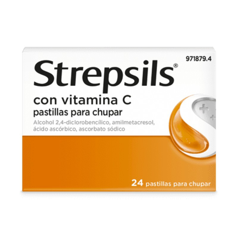 Strepsils Pastillas para Chupar con Vitamina C 24ud