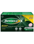 Berocca Boost con Guaraná 30 comprimidos efervescentes Sabor cereza