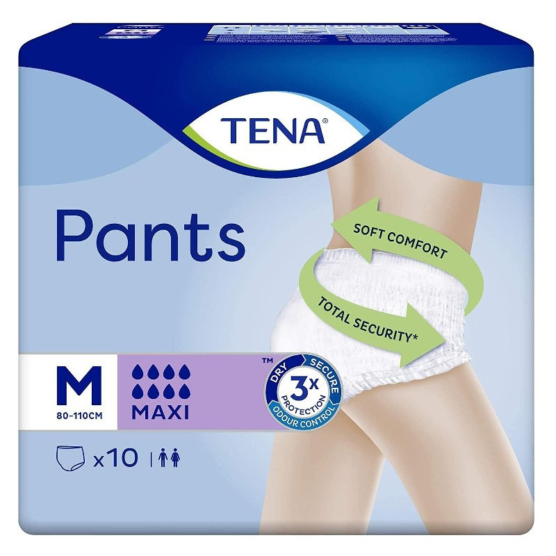 Tena Pants Maxi talla M 10unidades