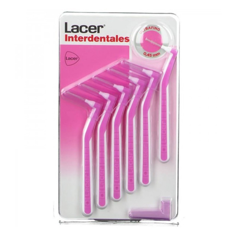 LACER CEPILLO INTERDENTAL ULTRA FINO ANGULAR 6UDS