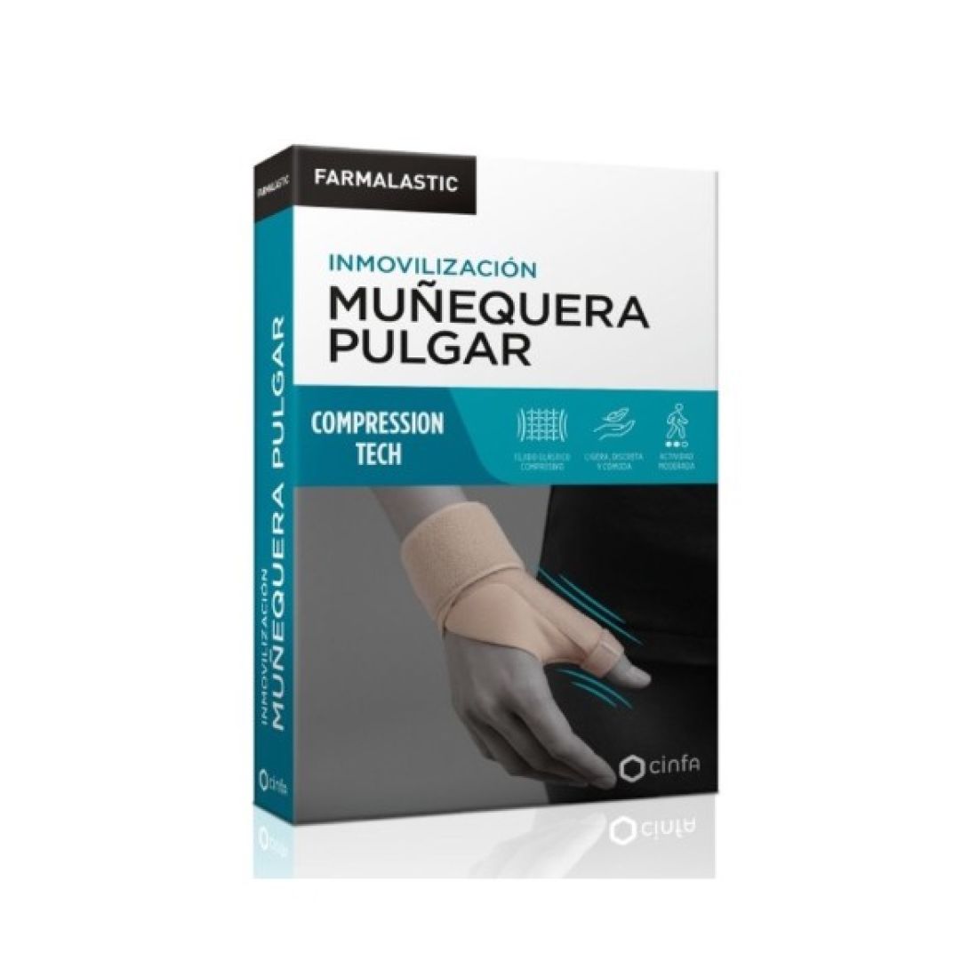 FARMALASTIC MUÑQUERA PULGAR BEIGE TALLA 1