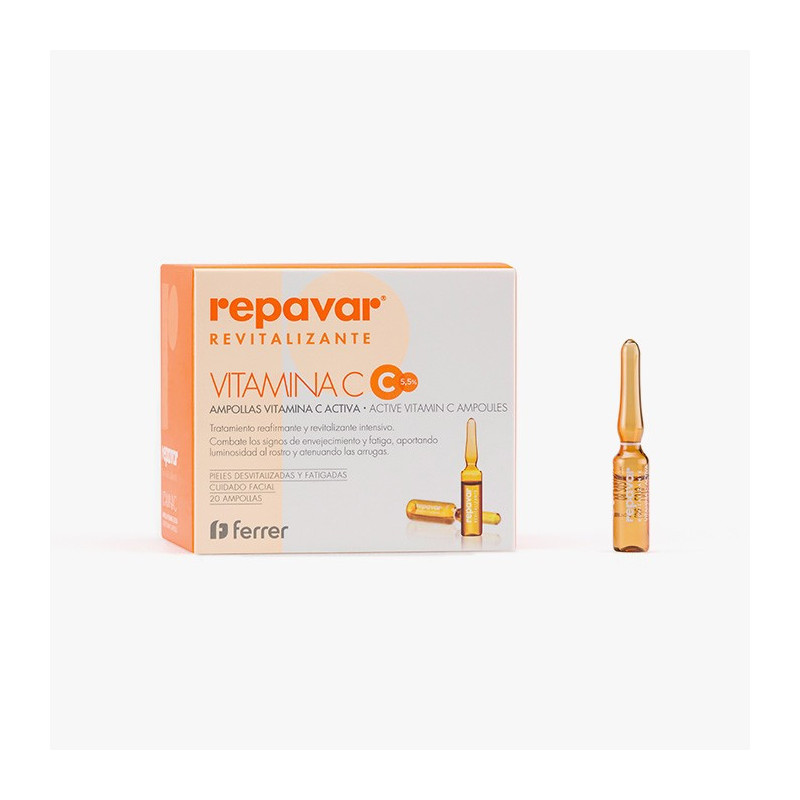 Repavar Revitalizante Ampollas Vitamina C Activa 20 ampollas