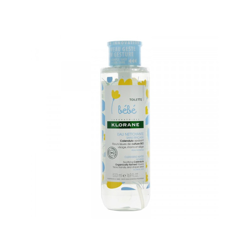Klorane Bebé Agua Limpiadora Micelar 500ml